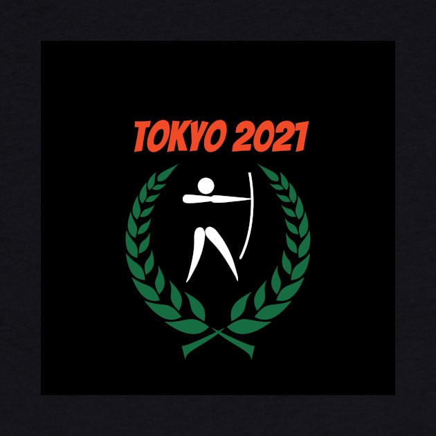 Archery Tokyo 2021 Olympics by Slick T's